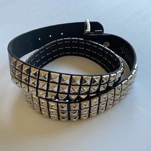 French Craft Leather Goods Co Spike Belt Size 38